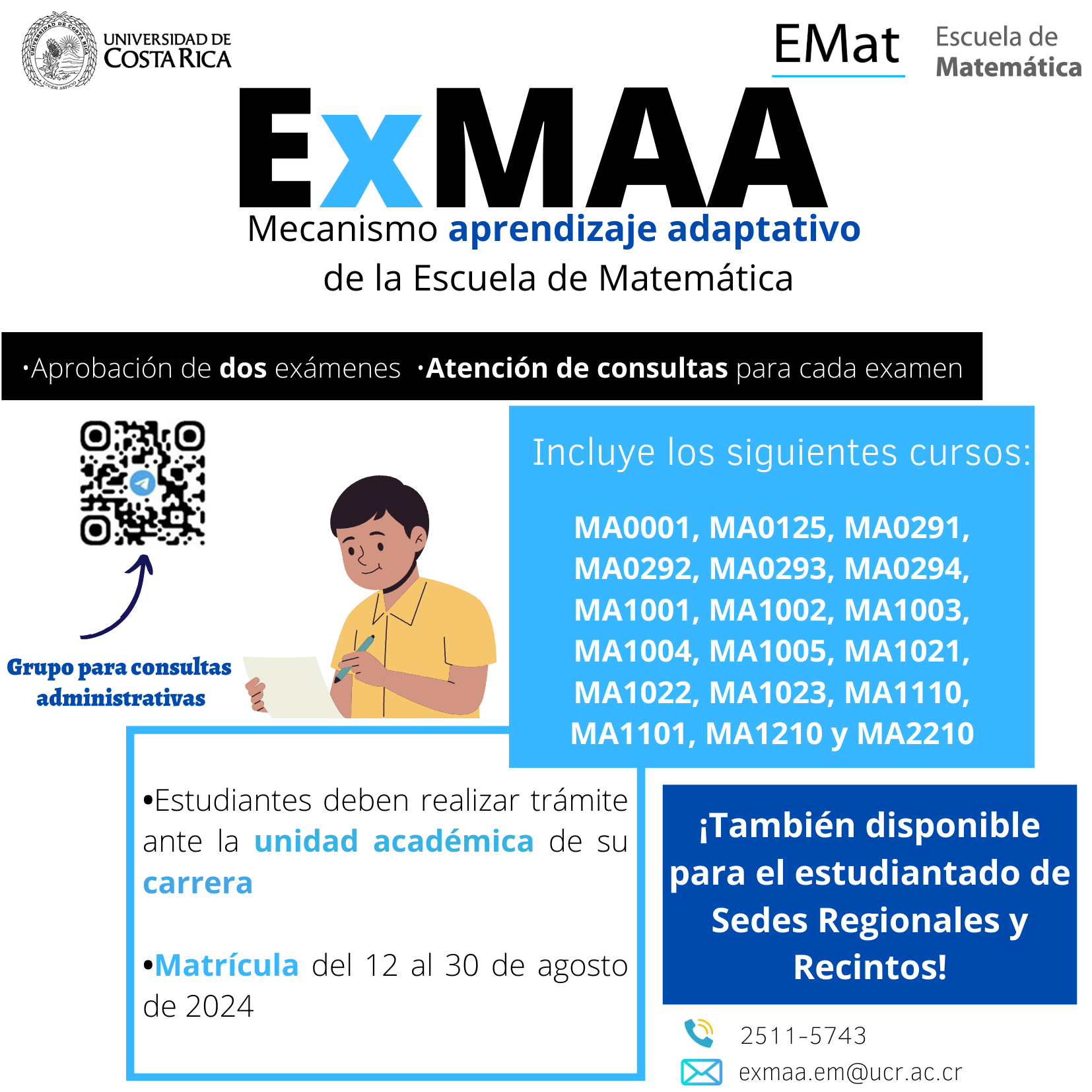 Matrícula EXMA II-2024